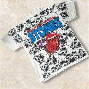 Vintage 1994 Mens XL Rolling Stones T Shirt Single Stitch Made in USA Cotton V02